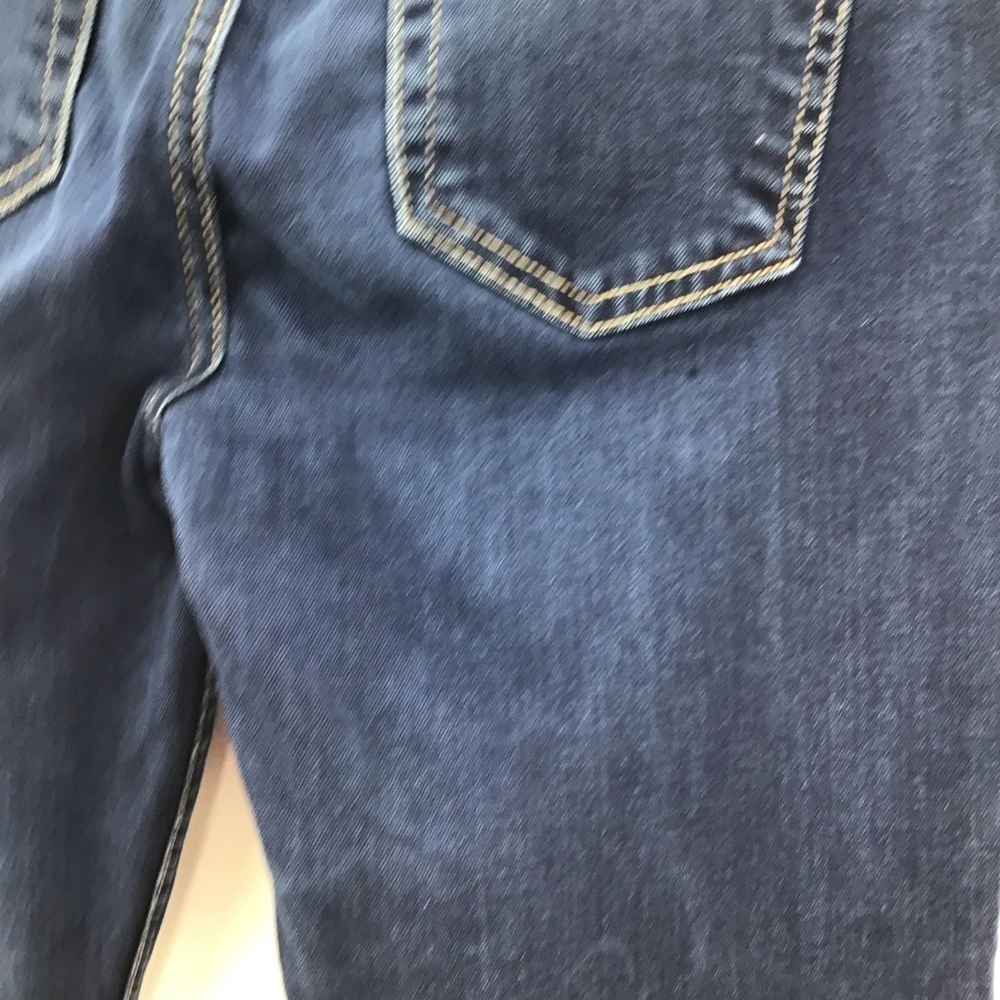 7 For All Mankind b(air) denim Dark Indigo Ankle Skinny Jeans Strech - Picture 9 of 12